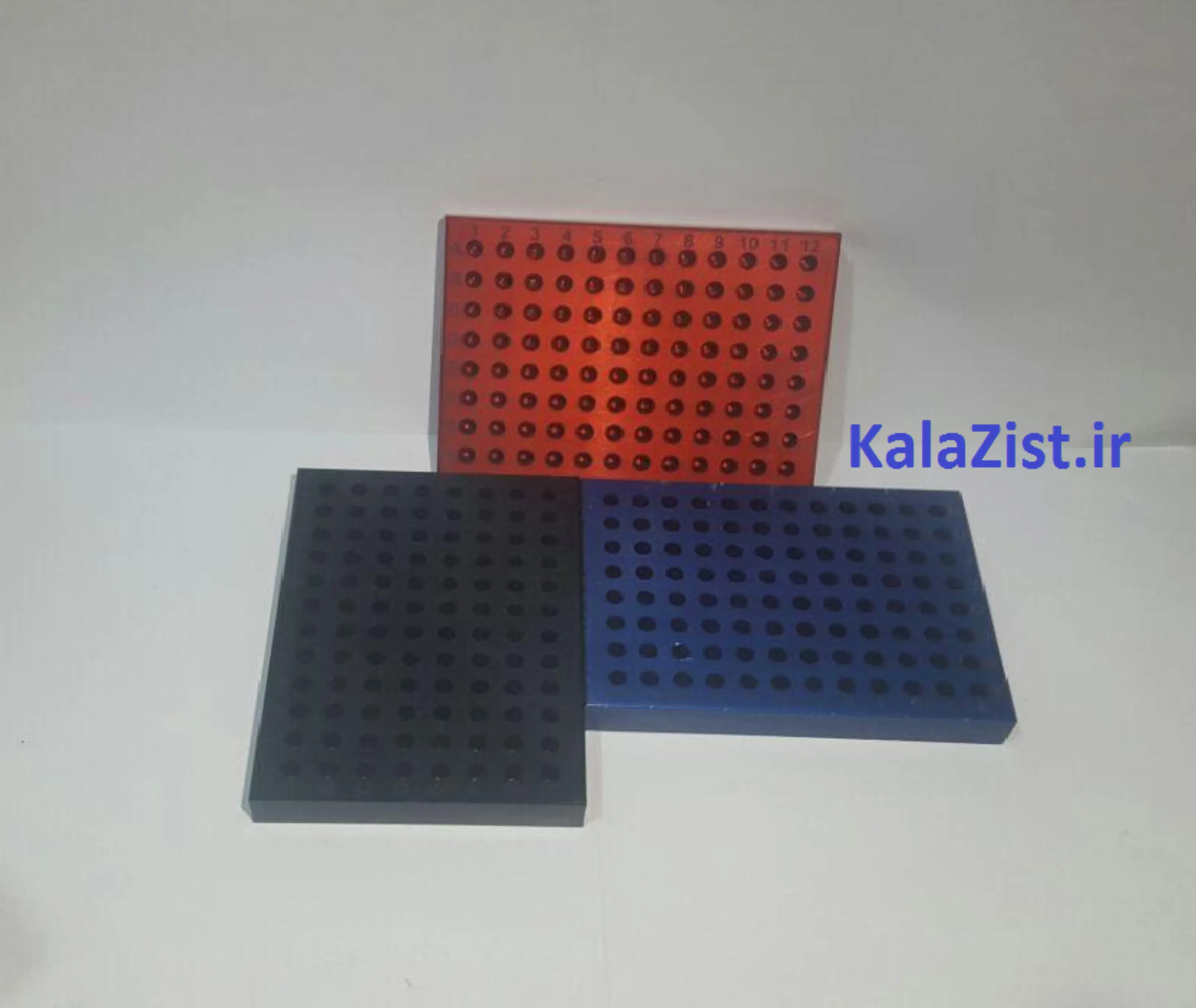 Aluminum vial rack microtube  رک آلومینیومی kalazist کالا زیست